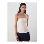 LC Waikiki Straplez Yaka Peplum Bluz