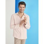 LC Waikiki Vision Slim Fit Uzun Kollu Erkek Gömlek - Pink - 2XL