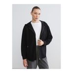 LC Waikiki Vizyon Yeni Sezon Kapüşonlu Oversize Kadın Fermuarlı Sweatshirt