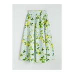 LC Waikiki XSIDE Beli Lastikli Poplin Pileli Etek