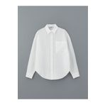 LC Waikiki XSIDE Beyaz Oversize Keten Kadın Gömlek