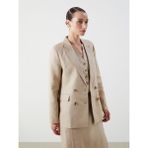 Lc Waikiki Yeni Sezon %100 Keten Kadın Blazer Ceket - 36 - Bej