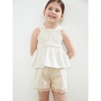 Lc Waikiki Yeni Sezon Basic Askılı Kız Çocuk Bluz - Bej - 9 - 12 Ay