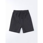 Lc Waikiki Yeni Sezon Basic Beli Lastikli Pamuklu Erkek Çocuk Şort - Antrasit - 4 - 5 Yaş