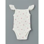 Lc Waikiki Yeni Sezon Baskılı Kız Bebek Çıtçıtlı Bodysuit - Ekru - 1 - 3 Ay