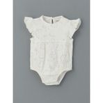Lc Waikiki Yeni Sezon Baskılı Kız Bebek Çıtçıtlı Bodysuit - Ekru - 18 - 24 Ay