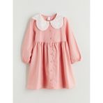 Lc Waikiki Yeni Sezon Bebe Yaka Kız Bebek Elbise - 2 - 3 Yaş - Pembe