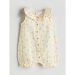Lc Waikiki Yeni Sezon Bebe Yaka Kız Bebek Müslin Tulum - Ekru - 2 - 3 Yaş