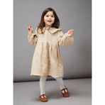 Lc Waikiki Yeni Sezon Bebe Yaka Müslin Kız Bebek Elbise - 2 - 3 Yaş - Bej