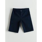 Lc Waikiki Yeni Sezon Beli Ayarlanabilir Lastikli Erkek Çocuk Şort - Lacivert - 13 - 14 Yaş