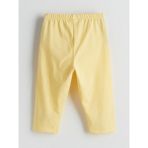 Lc Waikiki Yeni Sezon Beli Lastikli 3/4 Boy Kız Çocuk Tayt - 10 - 11 Yaş - Sarı