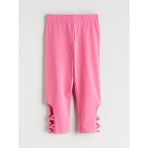 Lc Waikiki Yeni Sezon Beli Lastikli 3/4 Boy Kız Çocuk Tayt - Pembe - 10 - 11 Yaş