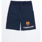 Lc Waikiki Yeni Sezon Beli Lastikli Barcelona Baskılı Erkek Çocuk Şort - Lacivert - 11 - 12 Yaş