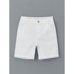 Lc Waikiki Yeni Sezon Beli Lastikli Basic Erkek Çocuk Şort - Beyaz - 4 - 5 Yaş