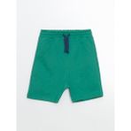 Lc Waikiki Yeni Sezon Beli Lastikli Basic Erkek Çocuk Şort - Yeşil - 1 - 2 Yaş