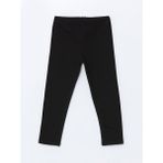 Lc Waikiki Yeni Sezon Beli Lastikli Basic Kiz Cocuk Tayt - S5IK91Z1 - Siyah