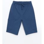 Lc Waikiki Yeni Sezon Beli Lastikli Cepli Erkek Çocuk Şort - Lacivert - 2 - 3 Yaş