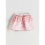 Lc Waikiki Yeni Sezon Beli Lastikli Çiçekli Kız Çocuk Etek - Pembe - 4 - 5 Yaş