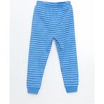 Lc Waikiki Yeni Sezon Beli Lastikli Çizgili Erkek Bebek Pijama Alt - 3 - 6 Ay - Mavi