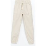 Lc Waikiki Yeni Sezon Beli Lastikli Erkek Çocuk Jogger Pantolon - Bej - 12 - 13 Yaş