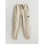 Lc Waikiki Yeni Sezon Beli Lastikli Erkek Çocuk Kargo Jogger Pantolon - Gri - 12 - 13 Yaş