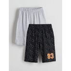 Lc Waikiki Yeni Sezon Beli Lastikli Erkek Cocuk Pijama Alt 2'li - S5AU02Z4 - Siyah - 6 - 7 Yaş