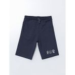 Lc Waikiki Yeni Sezon Beli Lastikli Erkek Çocuk Şort - Indigo - 11 - 12 Yaş