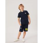 Lc Waikiki Yeni Sezon Beli Lastikli Fenerbahçe Baskılı Erkek Çocuk Şort - Lacivert - 1 - 2 Yaş