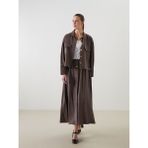 Lc Waikiki Yeni Sezon Beli Lastikli Kadın Etek - Kahverengi - L - XL