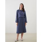 Lc Waikiki Yeni Sezon Beli Lastikli Kadin Etek - S5L688Z8 - Indigo - 44