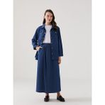 Lc Waikiki Yeni Sezon Beli Lastikli Kadın Jean Etek - Mavi - 42