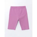 Lc Waikiki Yeni Sezon Beli Lastikli Kız Çocuk Kısa Tayt - Pembe - 5 - 6 Yaş