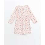 Lc Waikiki Yeni Sezon Bisiklet Yaka Çiçekli Kız Çocuk Elbise - 10 - 11 Yaş - Pembe