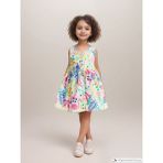 Lc Waikiki Yeni Sezon Bisiklet Yaka Çiçekli Poplin Kız Bebek Elbise - 9 - 12 Ay - Ekru