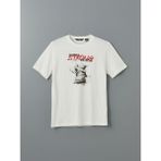Lc Waikiki Yeni Sezon Bisiklet Yaka Kisa Kollu Star Wars Baskili Penye Erkek Tisort - S5IB17Z8 - Ekru - M