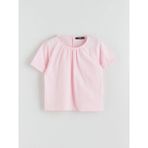 Lc Waikiki Yeni Sezon Bisiklet Yaka Kız Çocuk Bluz - Pembe - 10 - 11 Yaş