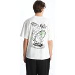 Lc Waikiki Yeni Sezon Bisiklet Yaka Rick And Morty Baskılı Penye Erkek Tişört - Ekru
