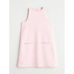 Lc Waikiki Yeni Sezon Bisiklet Yaka Taşlı Kız Çocuk Elbise - 9 - 10 Yaş - Pembe