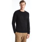 Lc Waikiki Yeni Sezon Bisiklet Yaka Uzun Kollu Desenli Erkek Triko Kazak - Kahverengi - 2XL