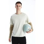 Lc Waikiki Yeni Sezon Bisiklet Yaka Uzun Kollu Erkek Spor Tişört - Yeşil