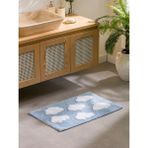Lc Waikiki Yeni Sezon Bulut Nakışlı Banyo Paspası 50X80 cm - Mavi