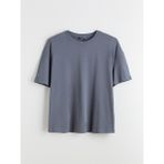 Lc Waikiki Yeni Sezon Büyük Beden Basic Penye Erkek Tişört - Gri - 4XL