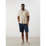 Lc Waikiki Yeni Sezon Büyük Beden Standart Kalıp Erkek Jean Şort - Indigo - 40