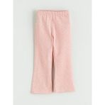 Lc Waikiki Yeni Sezon Çiçek Desenli Kız Çocuk Geniş Paça Tayt - Pembe - 1 - 2 Yaş