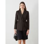 Lc Waikiki Yeni Sezon Cizgili Kadin Blazer Ceket - S5MN68Z8 - 36 - Kahverengi