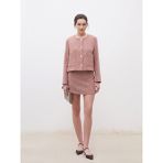 Lc Waikiki Yeni Sezon Dar Fit Ekose Mini Tüvit Etek - Kırmızı