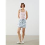 Lc Waikiki Yeni Sezon Dar Fit Mini Jean Etek - Mavi