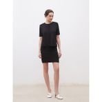 Lc Waikiki Yeni Sezon Dar Fit Triko Mini Etek - Siyah