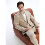 Lc Waikiki Yeni Sezon Dar Kalıp Erkek Blazer Ceket - Bej - 50