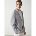 Lc Waikiki Yeni Sezon Dar Kalıp Erkek Blazer Ceket - Gri - 2XL
